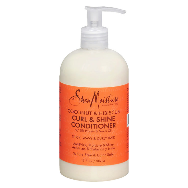 Shea Moisture Coconut Hibiscus Curl & Shine Conditioner Value Size-12oz ...