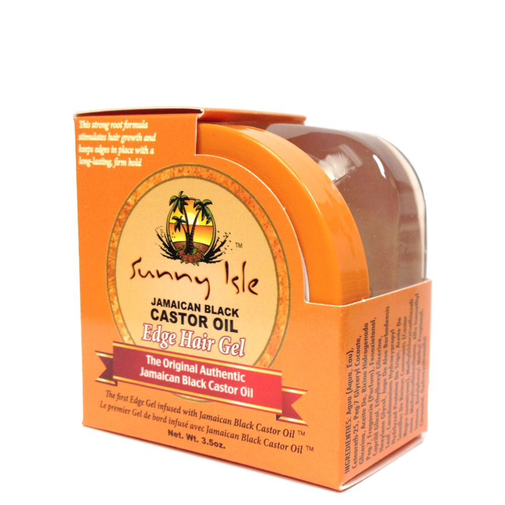 Sunny Isle Jamaican Black Castor Oil Edge Hair Gel-3.5oz