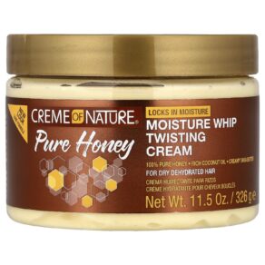 Creme of Nature Pure Honey Moisture Whip Twisting Cream-11.5oz