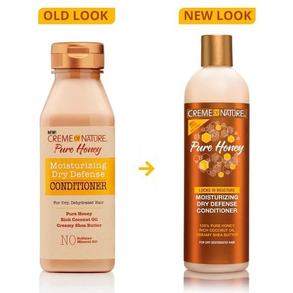 Creme of Nature Pure Honey Moisturizing Dry Defense Shampoo-12oz