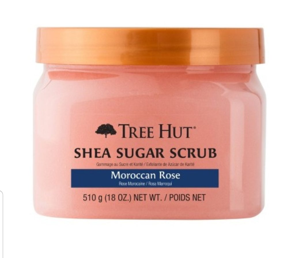 Tree Hut Moroccan Rose Shea Sugar Scrub18oz Natural Oil Bar