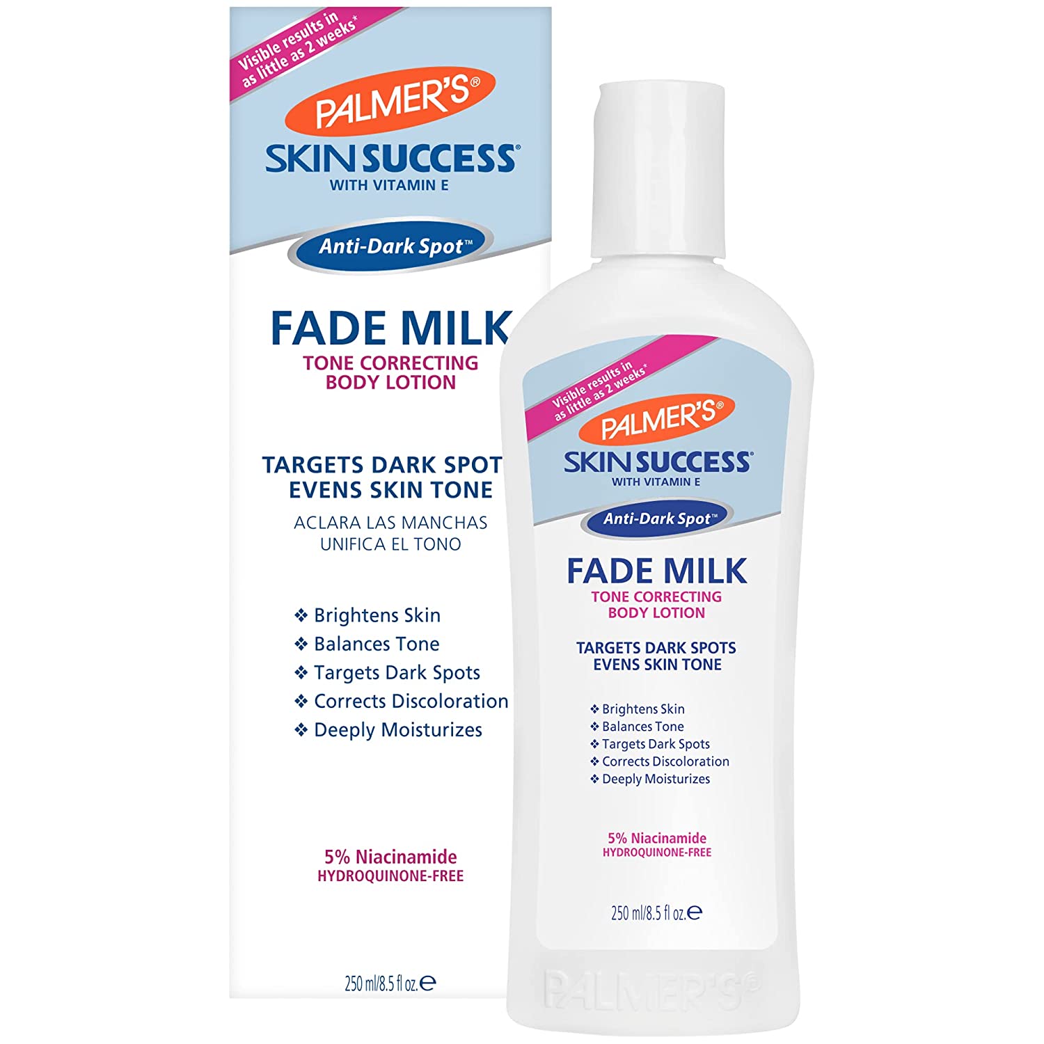 Palmers Skin Success Eventone Fade Milk with Vitamin E and Alpha  Hydroxy-8.5oz250ml | Natural Oil Bar