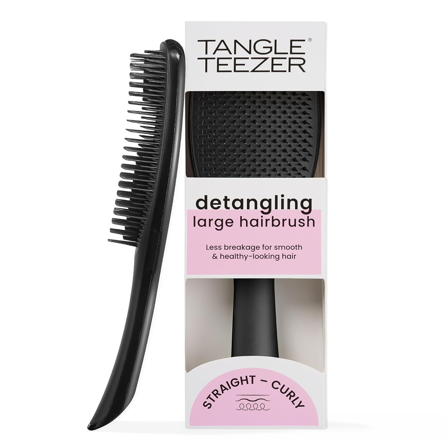Tangle Teezer The Wet Detangler Hairbrush- Liquorice Black