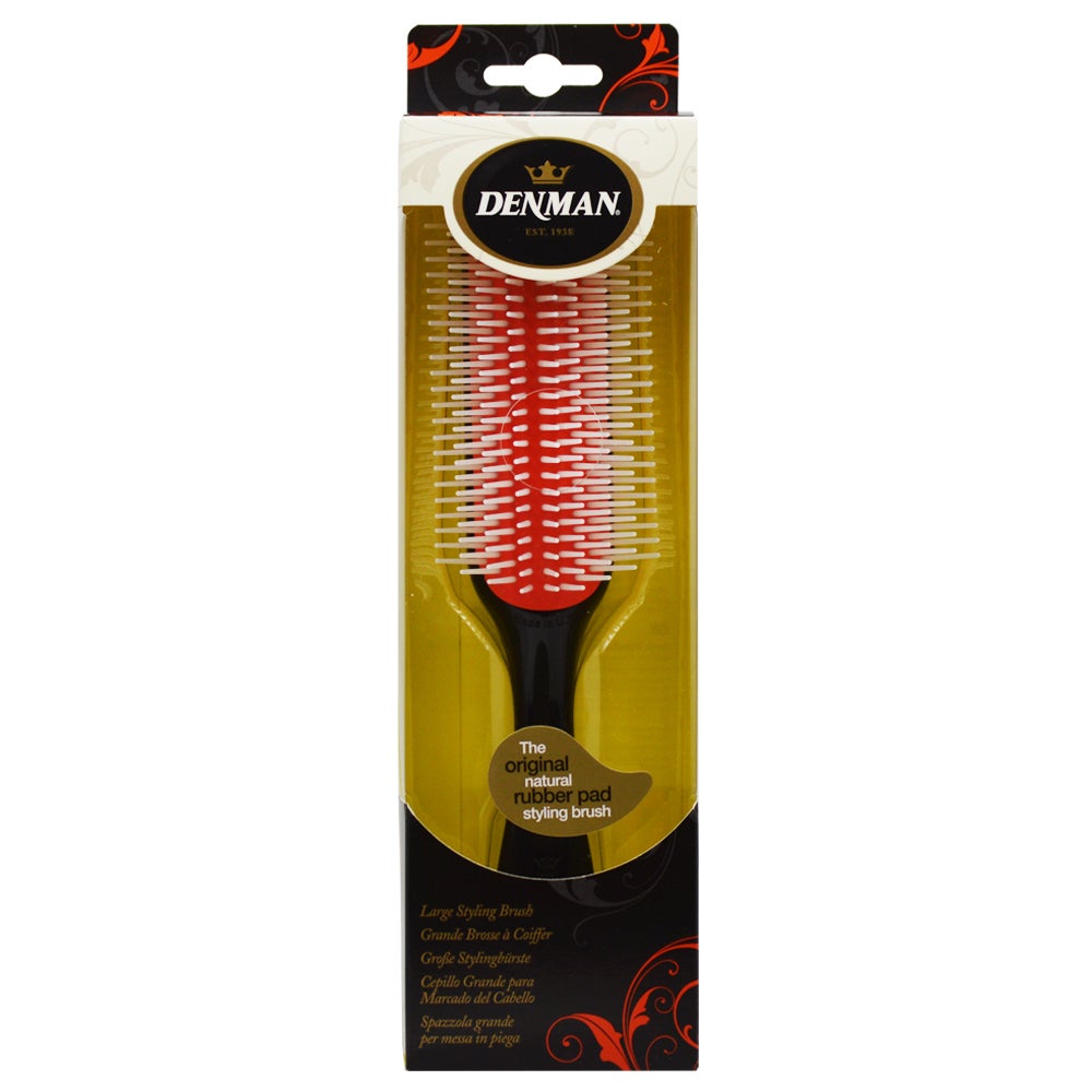 Denman D3 Large 7 row Detangling & Styling Brush Natural Oil Bar