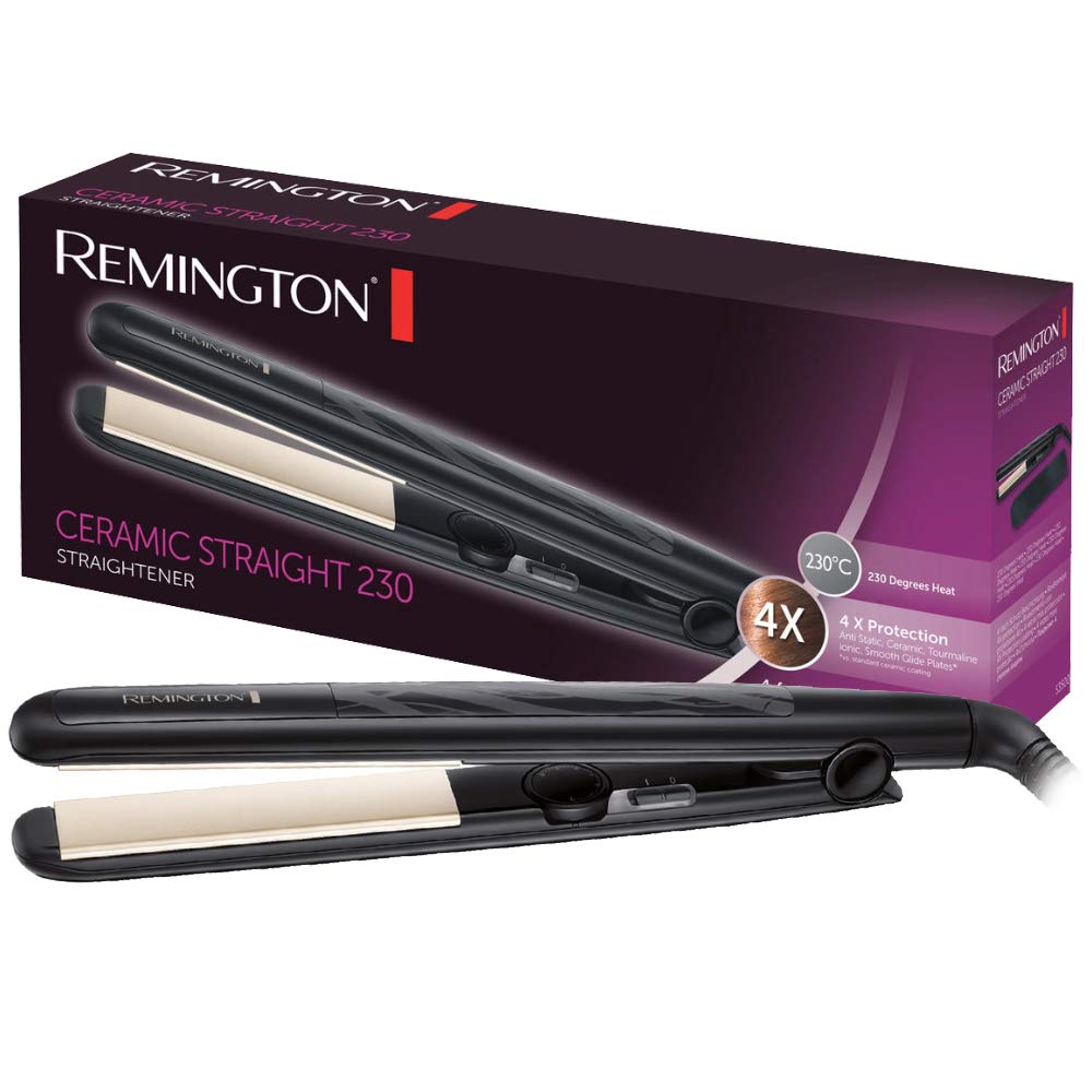 remington s3500 ceramic straightener 230 degree heat uk plug