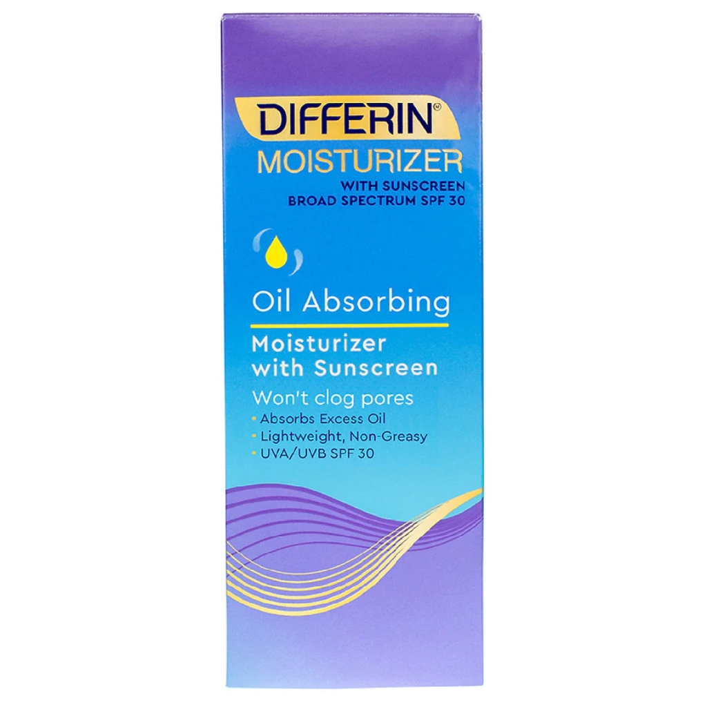 Differin Oil Absorbing Moisturizer SPF 30 4oz Natural Oil Bar
