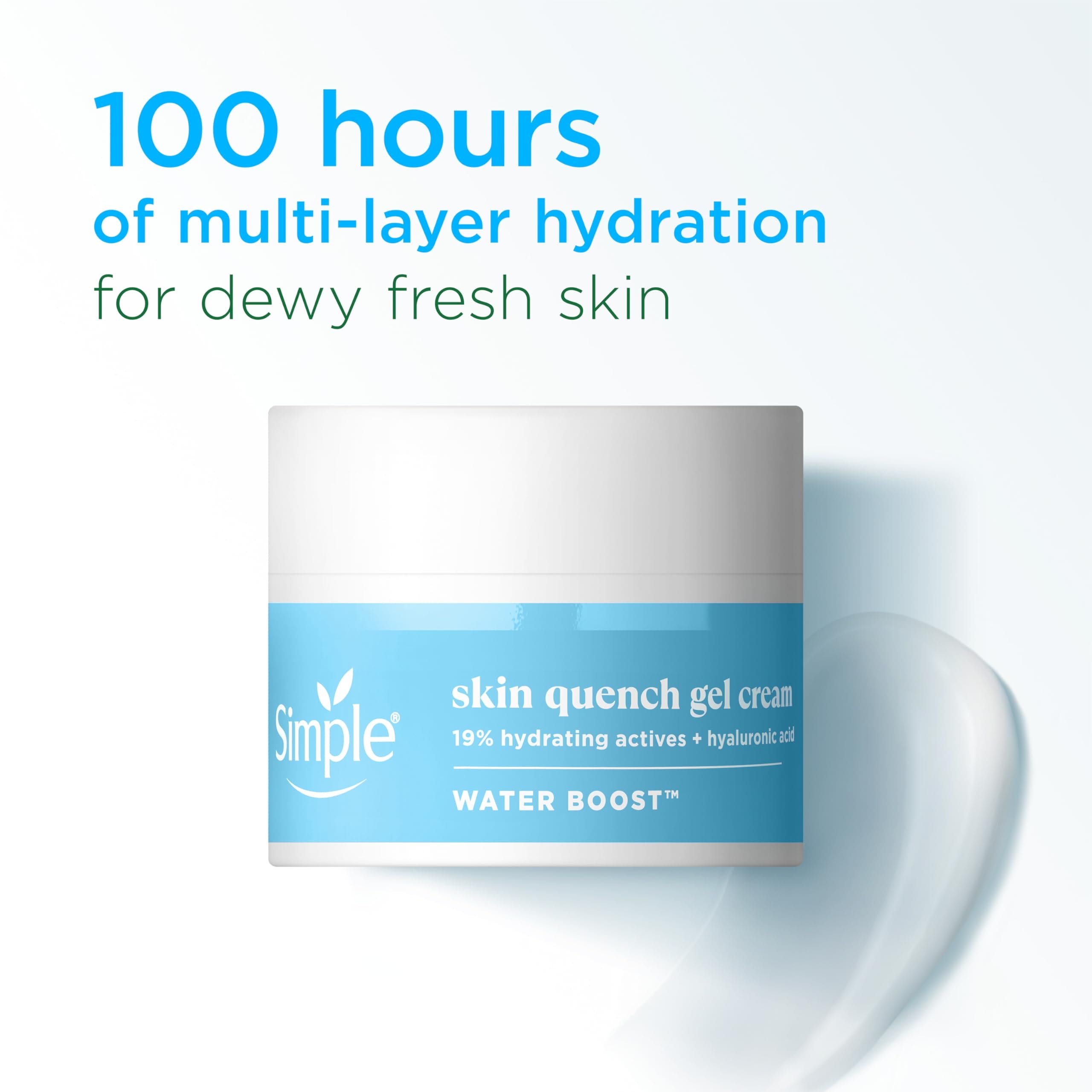Simple Water Boost Skin Quench Sleep Cream-3oz
