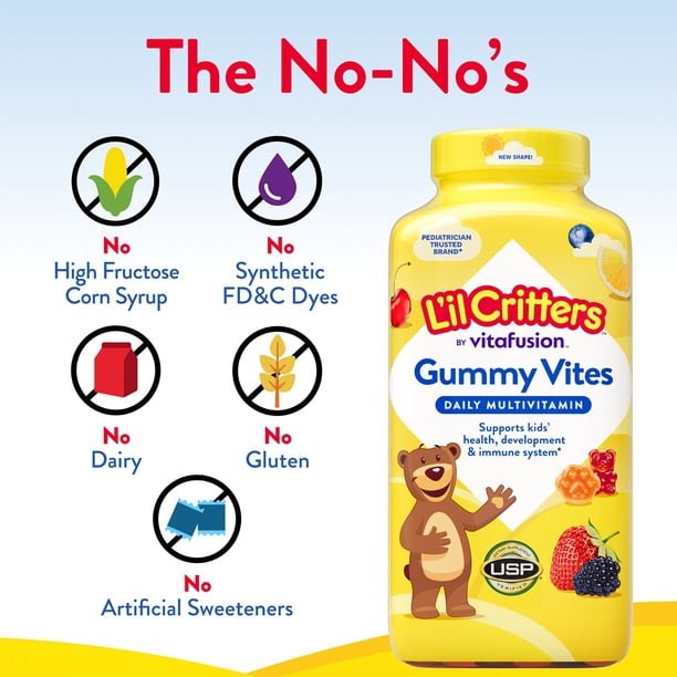 L'il Critters Gummy Vites- 275 Gummy Bears