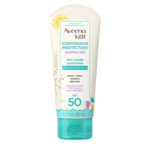 Aveeno Kids Lotion Sunscreen with Broad Spectrum SPF 50- 3oz