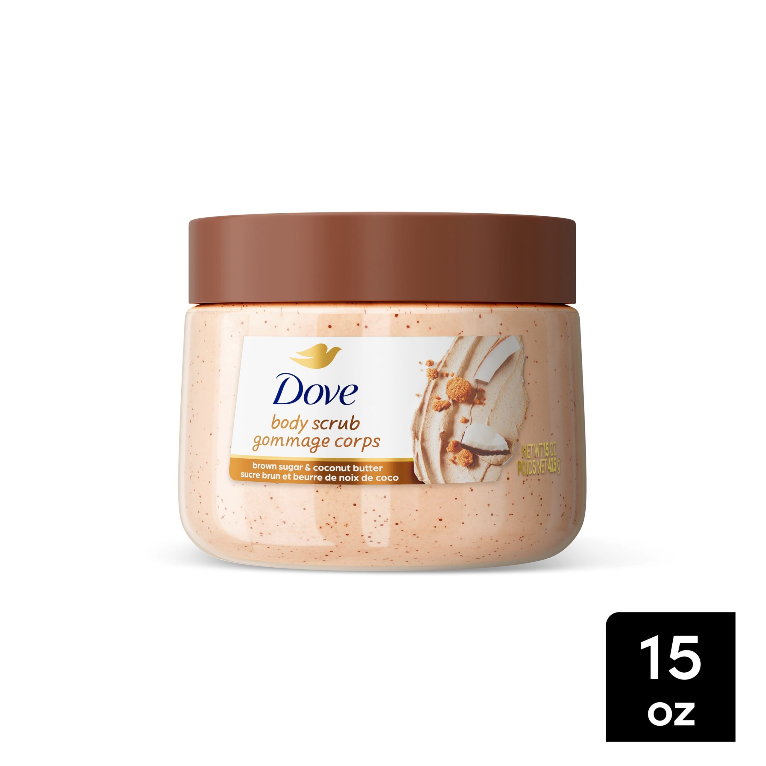 Dove Exfoliating Body Polish Brown Sugar & Coconut Butter- 15oz