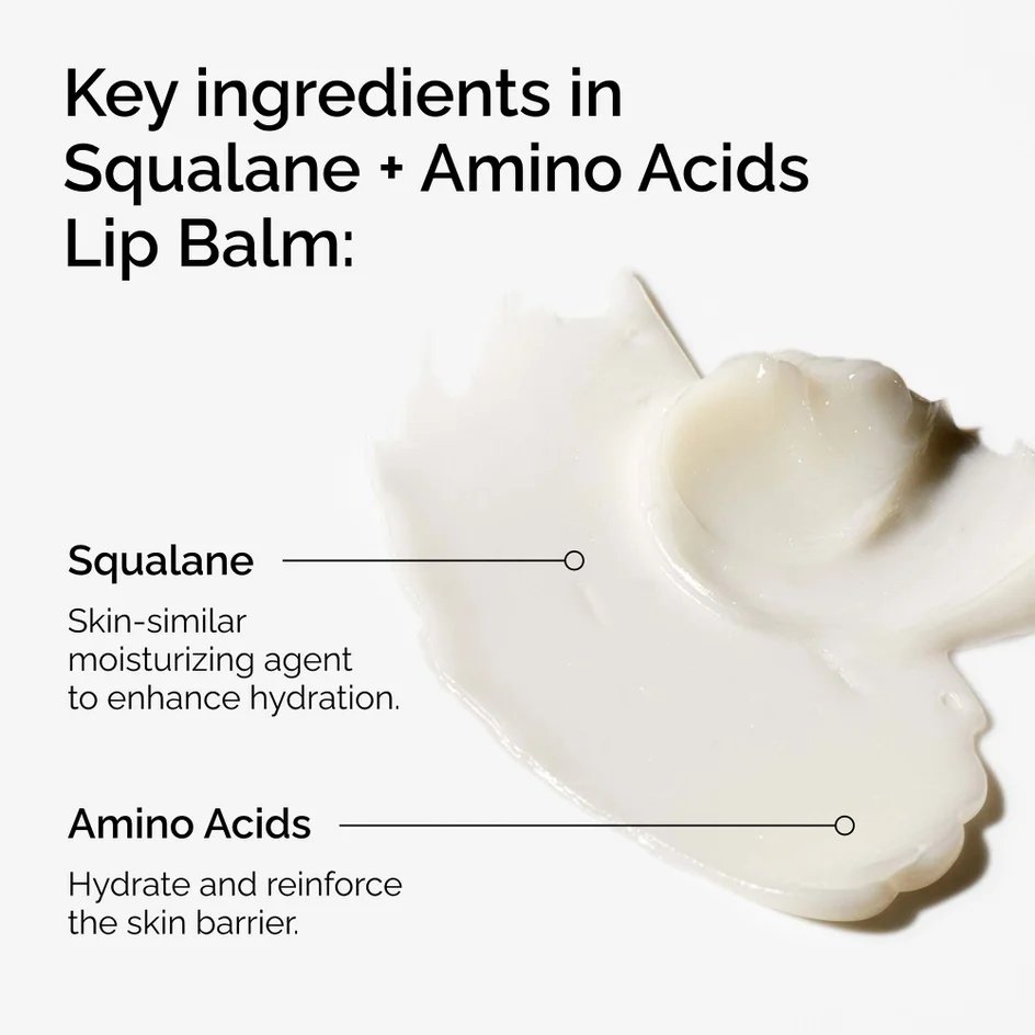 The Ordinary Squalane + Amino Acids Hydrating Lip Balm