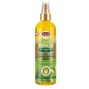 African Pride Braid Sheen Spray Anti Breakage Formula-12oz