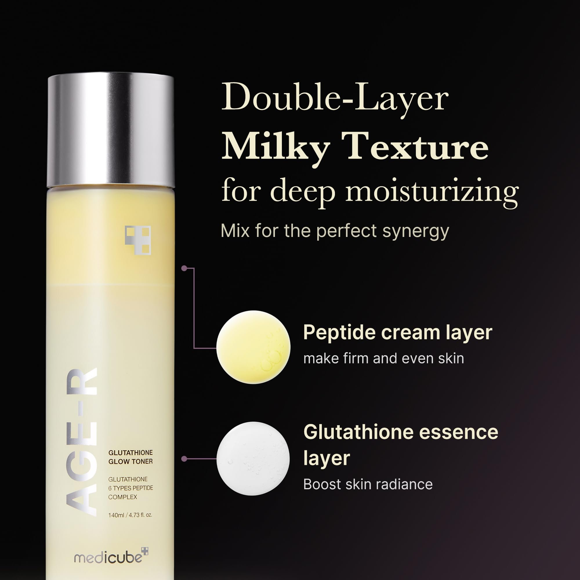 Medicube Age R Glutathione Glow Toner 140ml