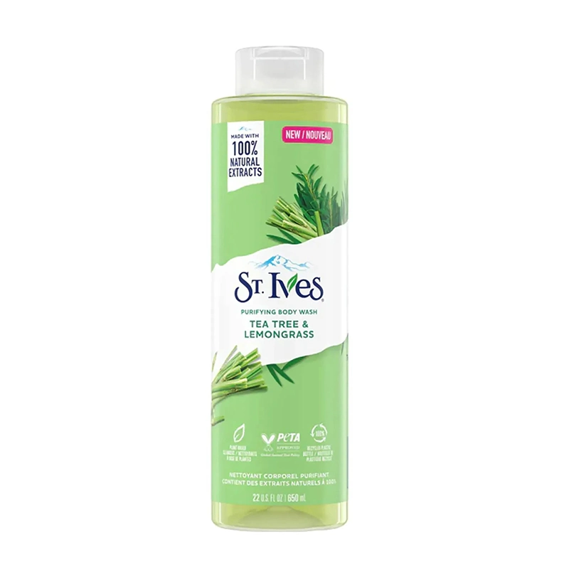 St. Ives Purifying Body Wash Tea Tree Lemongrass 650ml