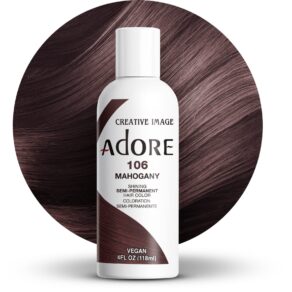Adore Semi-Permanent Haircolor #106 Mahogany- 4oz