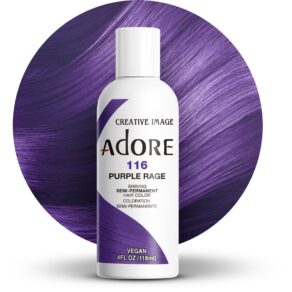 Adore Semi Permanent Hair Color- Purple Rage- 4oz