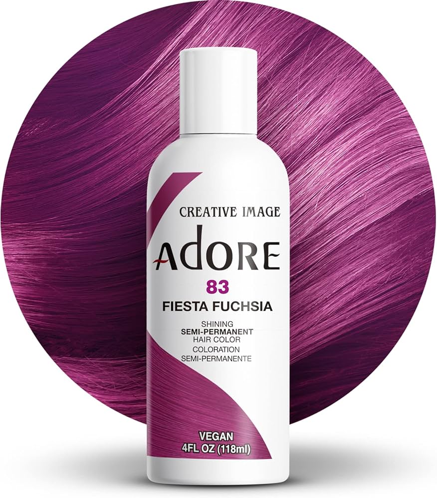 Adore Semi Permanent Hair Color Crystal Fuchsia-4oz