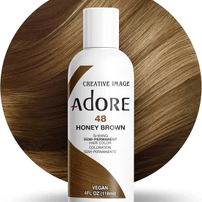 Adore Semi Permanent Hair Color 48 Honey Brown 4oz