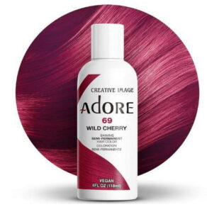 Adore Semi Permanent Hair Color, 69 Wild Cherry- 4 oz