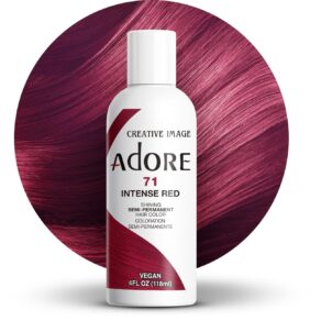 Adore Semi Permanent Hair Color- Intense Red- 4oz