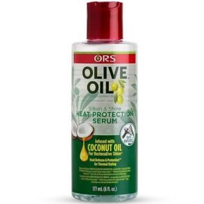 ORS Olive Oil Heat Protection Hair Serum infused with Coconut Oil - 6oz