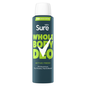 Sure Men Whole Body Deo 72h Active Fresh Deodorant Cream 75ml
