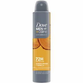 Dove Men+Care Advanced 72h Sandalwood & Vanilla Anti-Perspirant Deodorant Spray 200ml