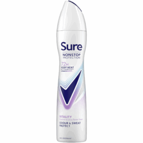Sure Nonstop Protection 72h Vitality Anti-Perspirant Deodorant Spray 250ml