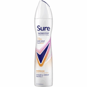 Sure Nonstop Protection 72h Energise Anti-Perspirant Deodorant Spray 250ml