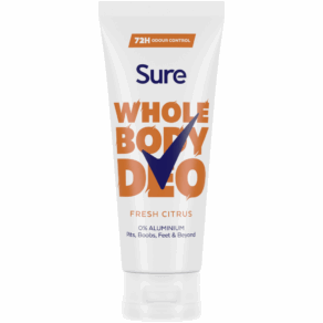 Sure Whole Body Deo 72h Fresh Citrus Deodorant Cream 75ml