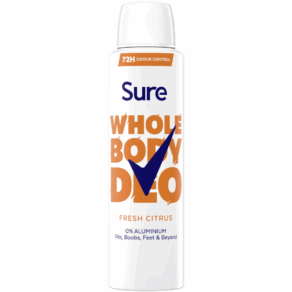 Sure Whole Body Deo 72h Fresh Citrus Deodorant Body Spray 150ml