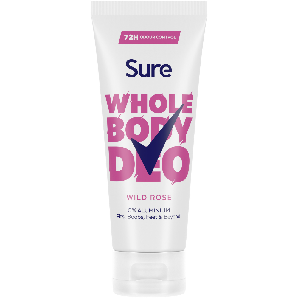 Sure Whole Body Deo 72h Wild Rose Deodorant Cream 75ml