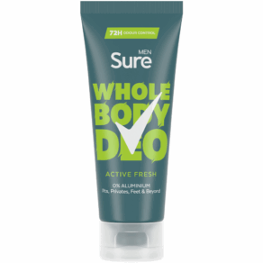 Sure Men Whole Body Deo 72h Active Fresh Deodorant Cream 75ml