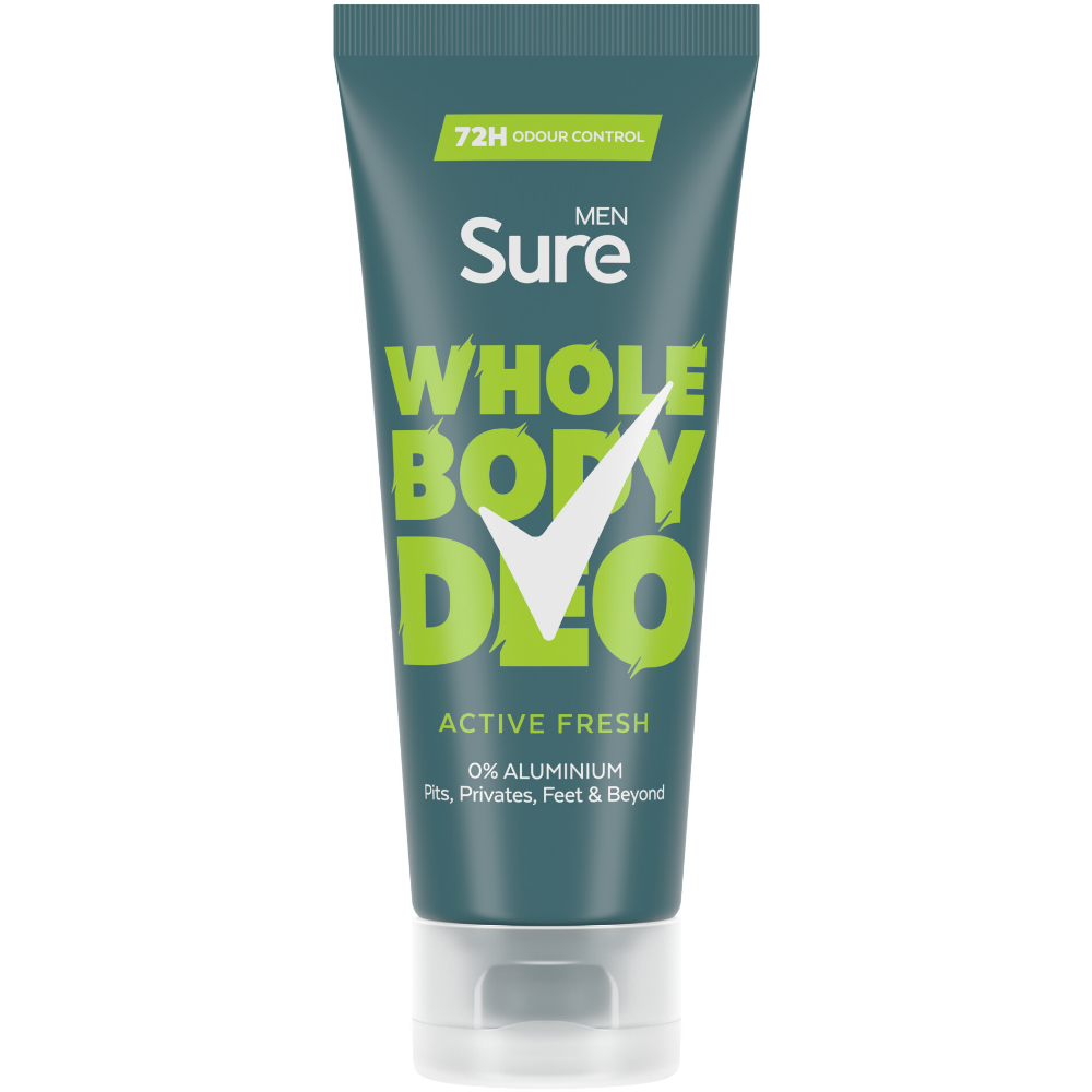 Sure Men Whole Body Deo 72h Active Fresh Deodorant Cream 75ml