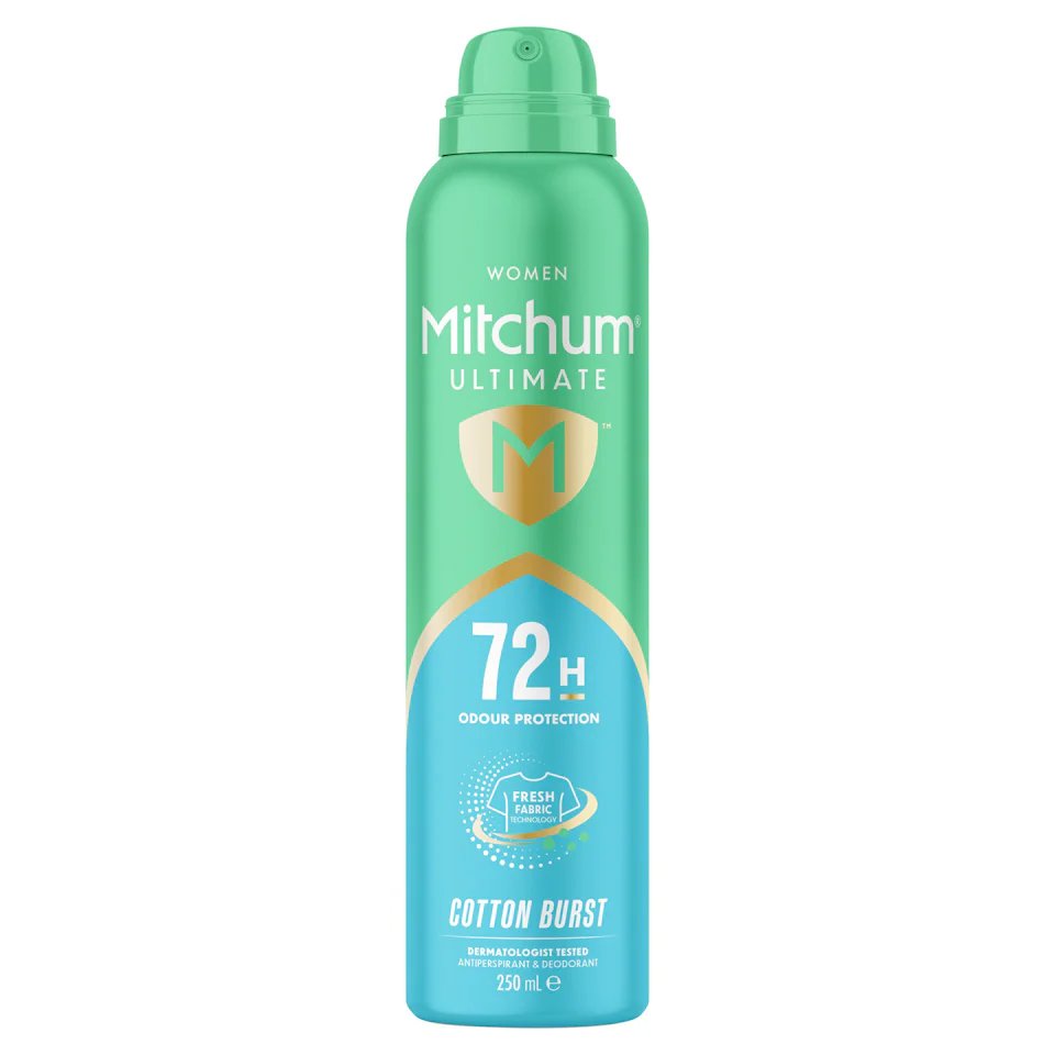 Mitchum Ultimate 72H Cotton Burst Anti Perspirant & Deodorant 250ml