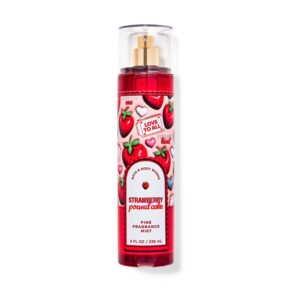 Bath & Body Works Strawberry Pound Cake Fine Fragrance Mist