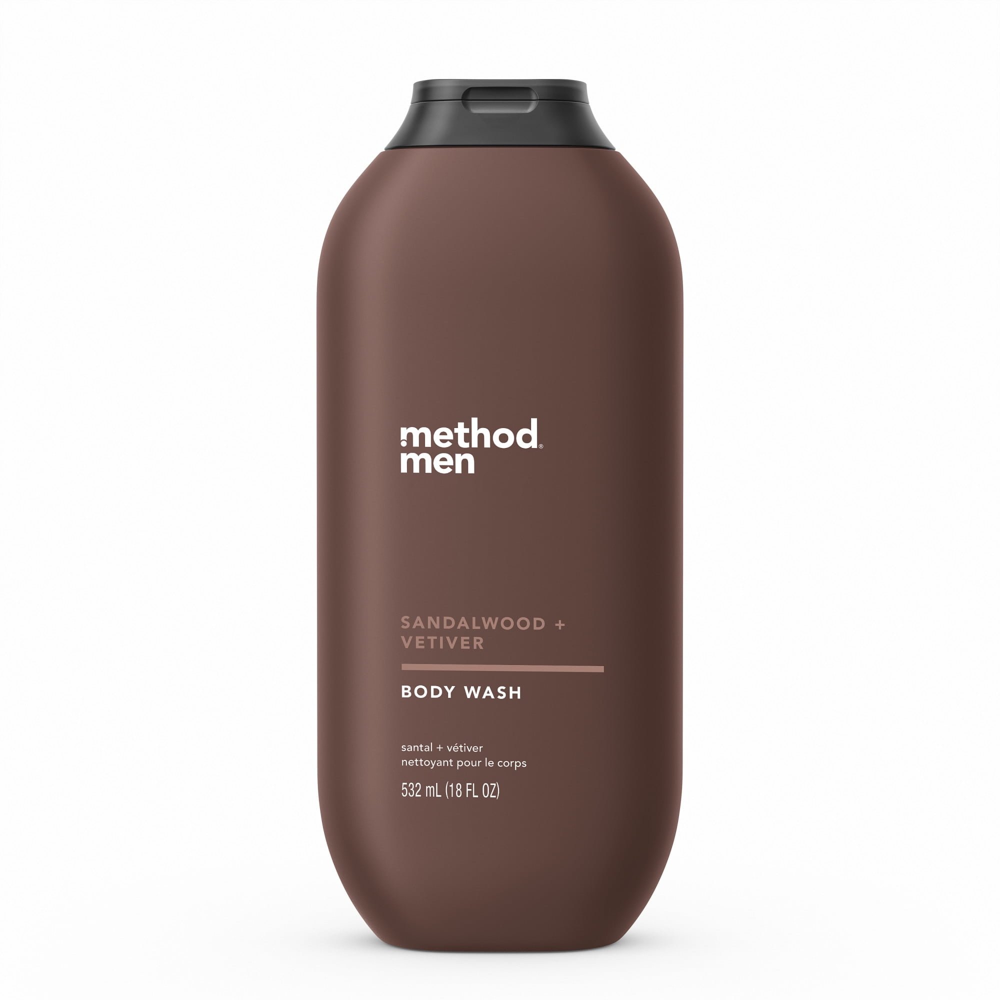 Method Men Body Wash, Sandalwood + Vetiver, Paraben- 532ml