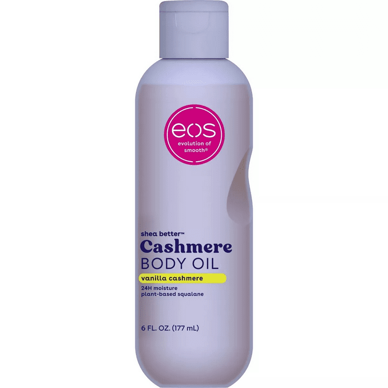 Eos Shea Better Vanilla Cashmere Body Oil, 6oz