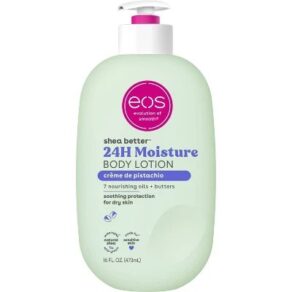 Eos Shea Butter 24H Moisture Body Lotion  Crème de Pistachio- 16oz