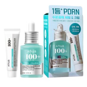 Anua PDRN Hyaluronic Acid Capsule 100 Serum 30ml Set (+Cream 30ml)