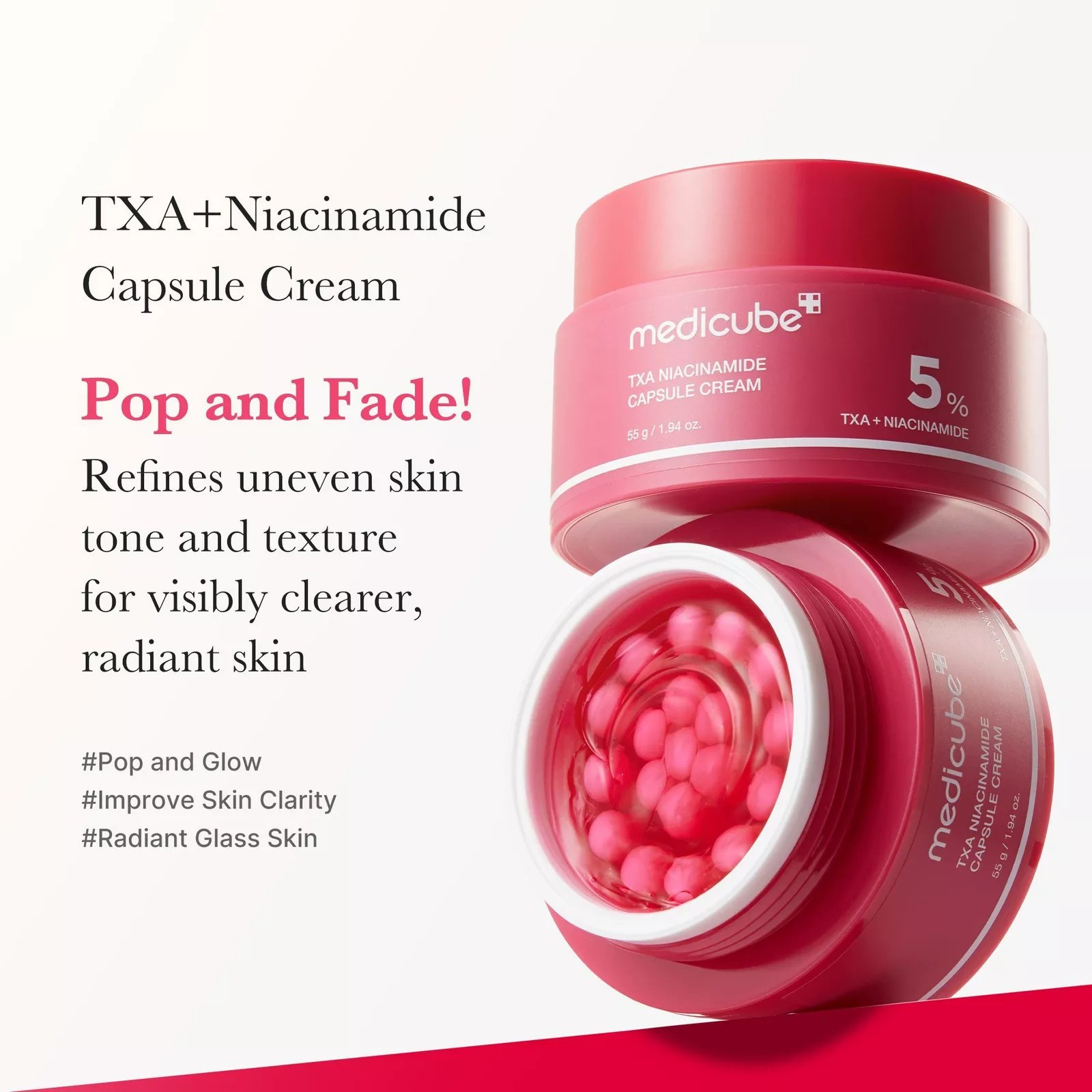 Medicube TXA Niacinamide Capsule Cream, 55g