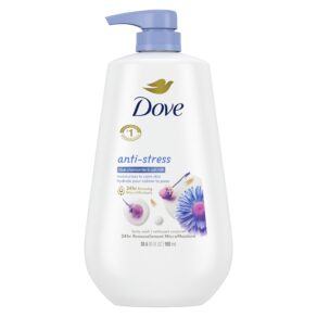 Dove Anti-Stress Body Wash Blue Chamomile & Oat Milk, 30.6 oz