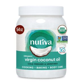 Nutiva Coconut Oil Cold Pressed- 54oz/1.6L