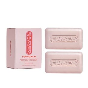 Topicals Faded Brightening Cleansing Bar, Pack of 2