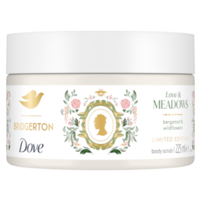 Dove Limited Edition Bridgerton Love & Meadows exfoliating scrub 225ml