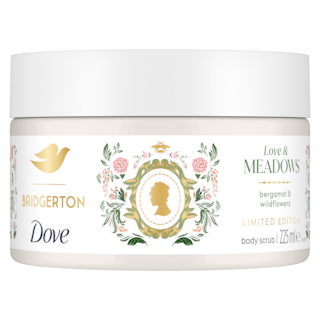 Dove Limited Edition Bridgerton Love & Meadows exfoliating scrub 225ml