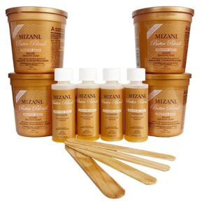 Mizani Butter Blend Sensitive Scalp Relaxer Kit, 4 Pack