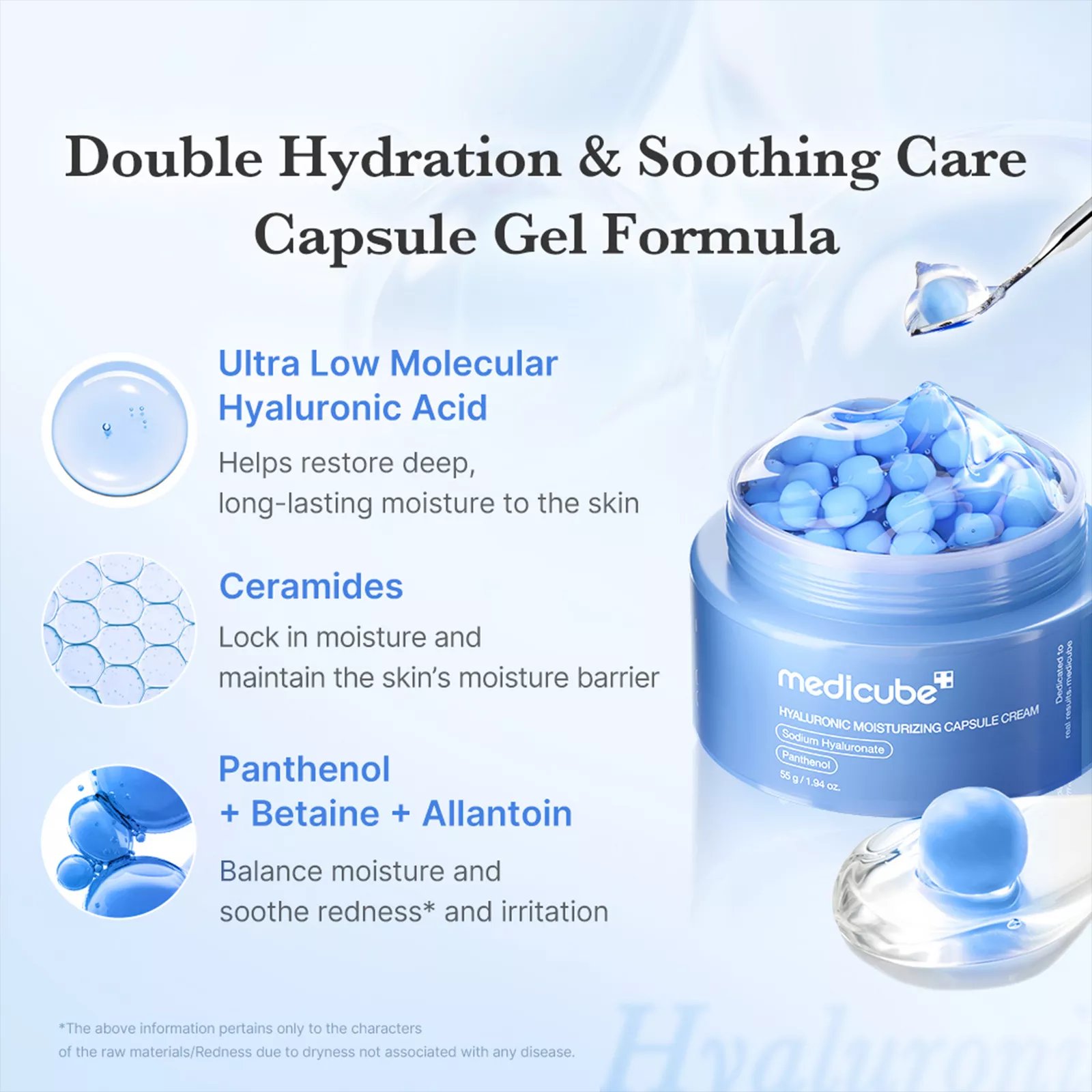 Medicube Hyaluronic Moisturizing Capsule Cream- 50ml
