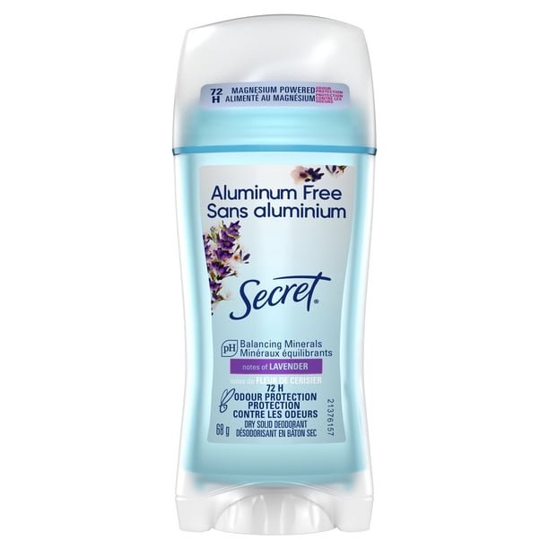 Secret Aluminum Free Deodorant Lavender- 2.4oz