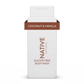 Native Body Wash Coconut & Vanilla - Sulfate Free - 18oz
